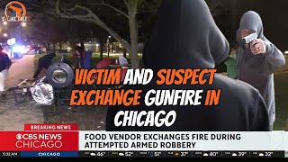 Food Vendor Shot Clapped Attacker On West Side [upl. by Lednahc]