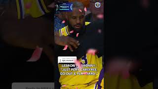 LeBron Advises His Son  Fatherly Guidance from King James shortvideo shorts nba sports [upl. by Terri]