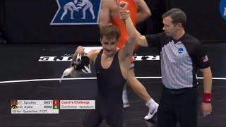 Drake AyalaIOWA 20232024 Highlights 🔥🤼🇺🇸 [upl. by Conover]