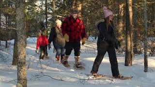 Snowshoeing  Ely MN [upl. by Powel]