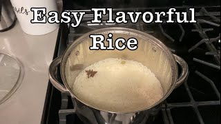 Easy Flavorful Rice Recipe  How to Cook Rice [upl. by Aramal647]