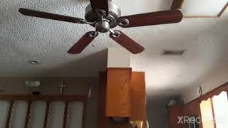 installing a 52inch Harbor Breeze ceiling fan 240P [upl. by Eimmot]