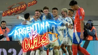 Argentina vs chile Clasificatoria 2026 [upl. by Amor]