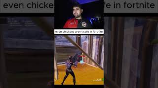 Noway Blud Clipped a Chicken in Fortnite 🐔😂💀 fortniteshorts fortnite chapter5 [upl. by Cherie]