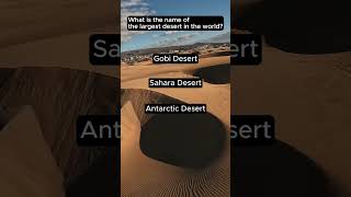 The largest desert in the world [upl. by Anigger58]