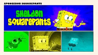 SpongeBob The Dirty Bubble BassSheldon SquarePants  Title Cards Loud House style [upl. by Ydor]