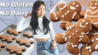 HEALTHY GINGER BREAD COOKIES  Gluten and Dairy Free PALEO Refined Sugar Free [upl. by Lednik]