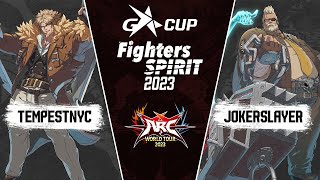 파이터즈 스피릿 2023 주요경기  TempestNYC레오 vs JokerSlayer골드루이스 길티기어 [upl. by Cybil]