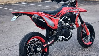 2024 Honda crf450rl supermoto with exhaust and tuner [upl. by Owena]