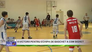 SPORT 4 VICTORII PENTRU ECHIPA DE BASCHET A CSM SIGHET [upl. by Ennayehc]