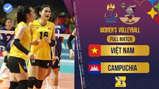 Full Match  Việt Nam  Campuchia  Chênh lệch đẳng cấp  Hẹn người Thái tại chung kết [upl. by Acitel]