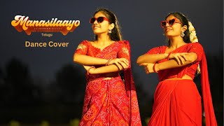 Manasilaayo Telugu  Dance Cover  Nainika amp Thanaya [upl. by Leasi]