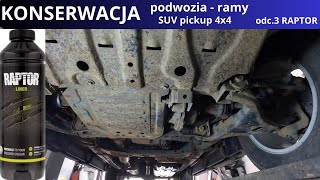 Konserwacja podwozia i ramy suva pickup 4x4 odc3 RAPTOR i zgnity Ford Ranger [upl. by Casimir]