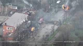 Zacięta obrona Ukraińców w Mariupolu Rosjanie w pułapce pułku Azow [upl. by Veta]