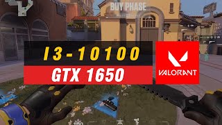 Valorant  i3 10100  GTX 1650 4GB GDDR5  1080p [upl. by Anibas]