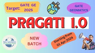 Target Gate GEOMATICS GE 2025 Batch  PRAGATI 10 New Batch gate iit psu viral viralvideo [upl. by Aivull517]