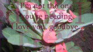 CELINE DION quotI love you goodbyequot w LYRICS [upl. by Aneeres]