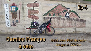 Le Camino Frances de Saint Jean Pied de Port à Burgos en vélo  Ep4 [upl. by Nnaeirual295]