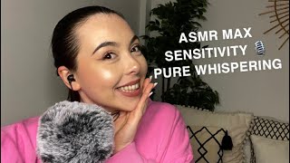 ASMR MAX SENSITIVITY 🎙 PURE CLICKY WHISPERING  30 mins [upl. by Eirol]