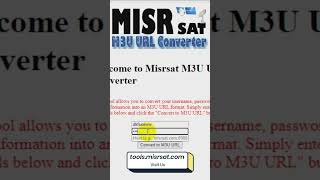 Converting User Information to M3U URL Format  Beginners Guide [upl. by Ifen]