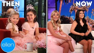 Then and Now Sophia Grace and Rosie’s First and Last Appearances on The Ellen Show [upl. by Esme903]