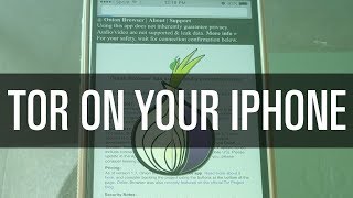 How To Use TOR on Your iPhone No Jailbreak [upl. by Eelirak]