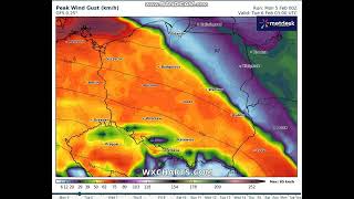 Wichura w Polsce i regionie Prognoza siły wiatru [upl. by Hako]