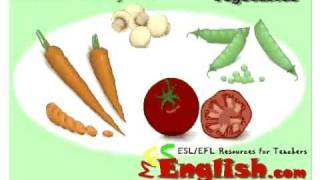 vegetables  English vocabulary lessons [upl. by Hoeg603]