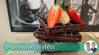 Brownie Wafels  Koken amp bakken met SterkInDeKeuken [upl. by Mountfort]