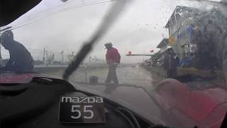 2019 Sebring 12h  Mazda DPi Onboard  Rain to Dry [upl. by Nahgeam140]