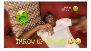 THROW UP PRANK ON BOYFRIEND  EXTREME 🤮 [upl. by Anastas]