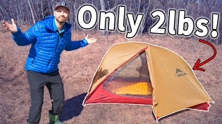 FINALLY A GOOD TENT FROM MSR  MSR FreeLite Review 2022 version [upl. by Tobye]