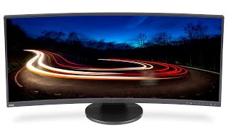 NEC MultiSync EX341R – Curved Desktop Display [upl. by Sigmund471]