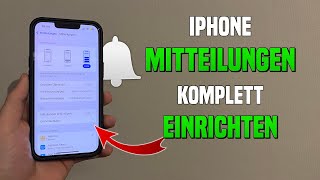 iPhone Mitteilungen einrichten Sperrbildschirm Apps Design [upl. by Anyak]