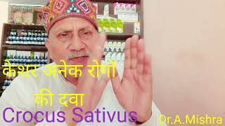 Crocus Sativus Homeopathic MedicineDrAMishra [upl. by Atinor]