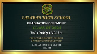 Calabar High School Graduation Ceremony 2024 [upl. by Wye]