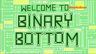 Spongebob Squarepants  Welcome to Binary Bottom  title card POLISH [upl. by Milburn]