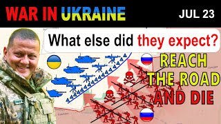 23 Jul Desperate Try Russians Reach Ukrainian Road and Die  War in Ukraine Explained [upl. by Shulman648]