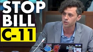 My opening statement opposing Bill C11 the awful YouTube bill [upl. by Oicnerolf]