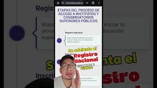 Se adelanta el Registro Nacional 2025 registronacional2025 ingresoalaU senescyt ExamenesEc PREH [upl. by Ivana]