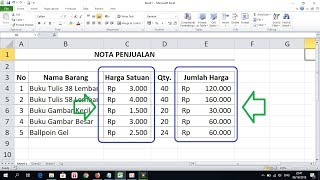 Cara Memberi Format Rupiah di Tabel Excel [upl. by Herr]