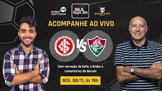 INTERNACIONAL 2 X 0 FLUMINENSE  Campeonato Brasileiro  33ª Rodada  08112024  AO VIVO [upl. by Leafar]