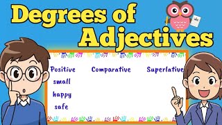 Degree of Comparison Positive Comparative amp Superlative Degree in English grammar Degree in Eng [upl. by Battiste]