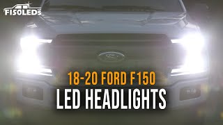 How to install 201820 Ford F150 LED Headlights  Replacing factory halogens with CREE LEDs [upl. by Enelyw10]