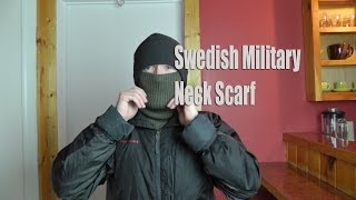 Swedish Military Neck Scarf  Military Surplus Preview [upl. by Gabbi475]