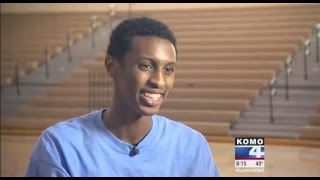 HS Senior Hafid Yassins Dunk goes viral News Story quotIt changed my lifequot [upl. by Schilt502]