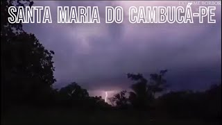 Tempestade elétrica em Santa Maria do CambucáPE 14022024 [upl. by Asenav]