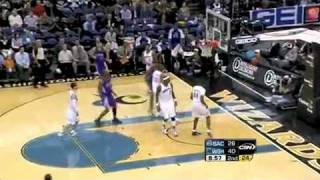 DeMarcus Cousins Goes Baseline for the OneHanded Reverse Dunk vs the Wizards January 11 2011 [upl. by Enal]