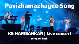 Pavizhamazhaye Song  KS HARISANKAR  Live Concert [upl. by Lorsung735]