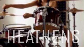 Twenty one pilots  Heathens OST Suicide Squad  Drum cover by Kristina Rybalchenko [upl. by Ahern704]